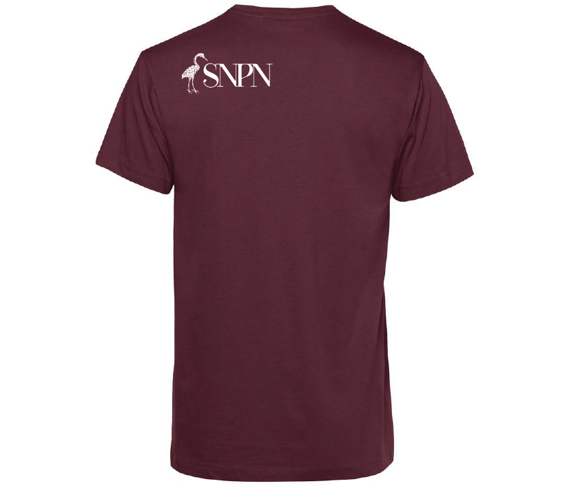 T-shirt SNPN Rouge Bordeaux - Unisexe