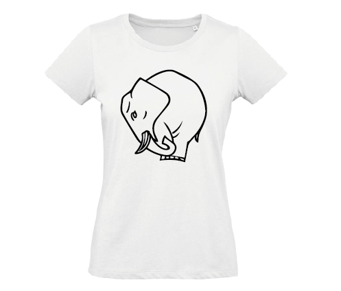 Photo produit t-shirt blanc modèle femme